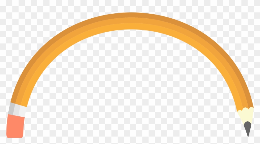 Pencil Arch - Pencil In Circle Png #416975