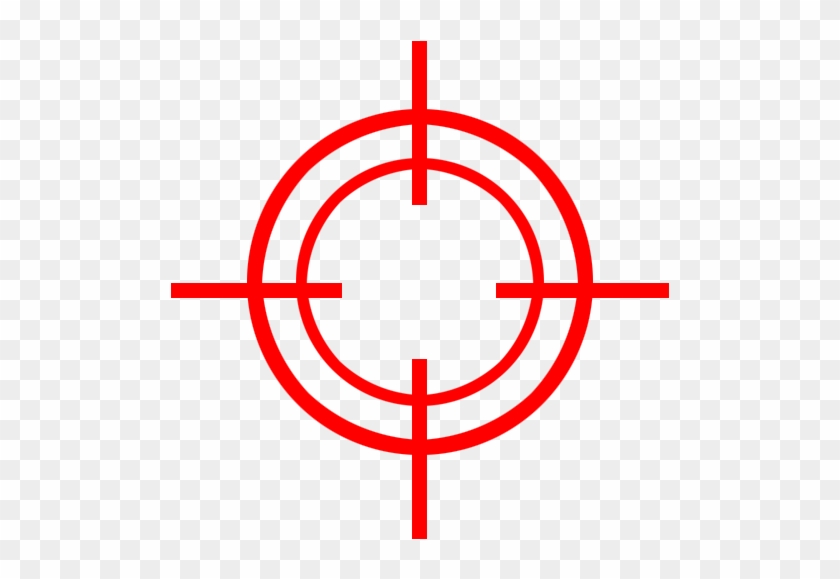 Sniper Clipart Aim Target - Crosshairs Vector #416976