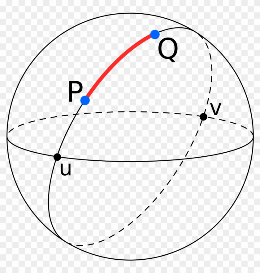 Drawn Earth Circle Line - Great Circle Intersection Points #417005