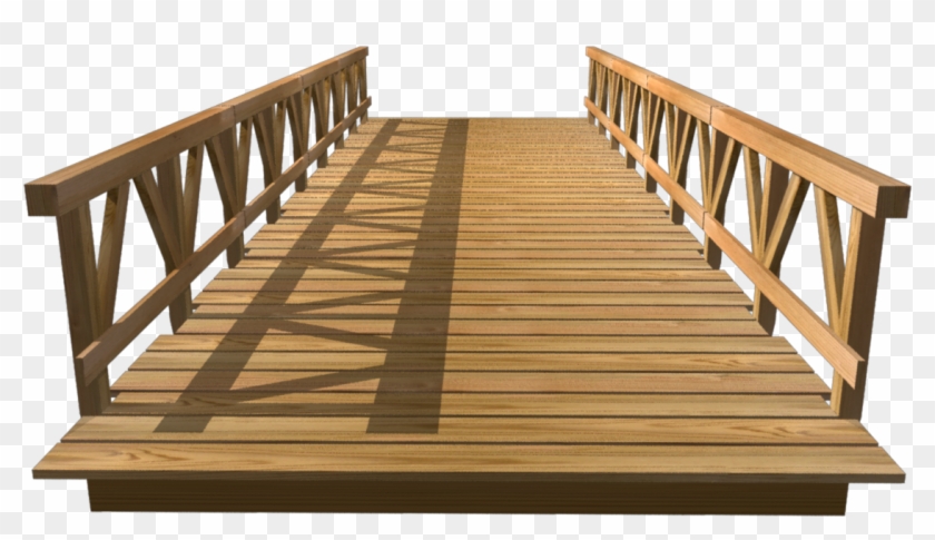 Wooden Bridge Clipart For Kids - Wood #417066