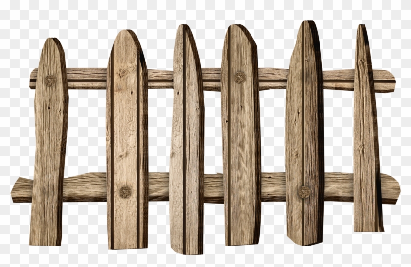 Old Wooden Fence Clipart - Wooden Fence Clipart #417083