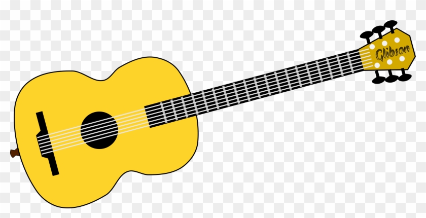 Clip Art Guitar Image Medium Size - Guitar Tegning #417134