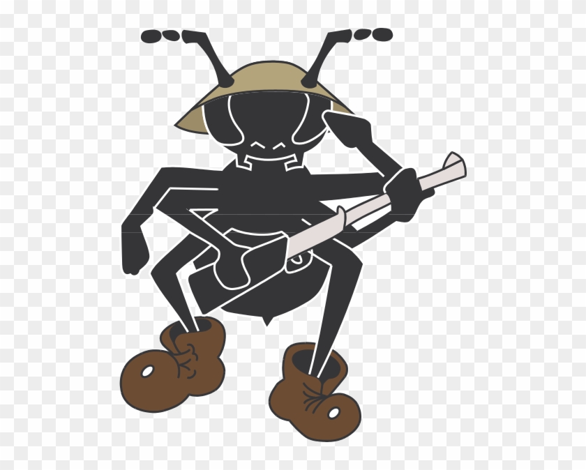 Free Clipart Of An Ant - Ant Soldier Clipart #417140