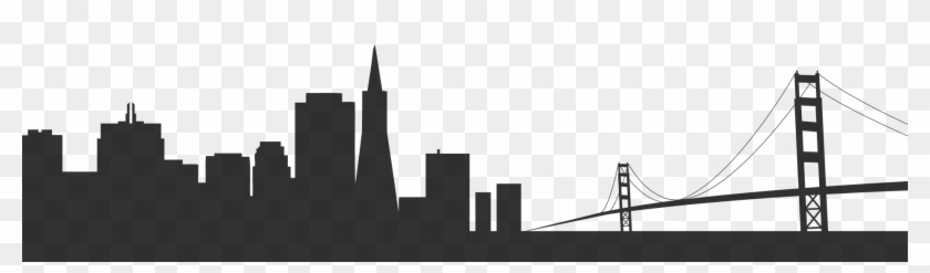 Skyline Clipart San Francisco - San Francisco Skyline Outline #417144