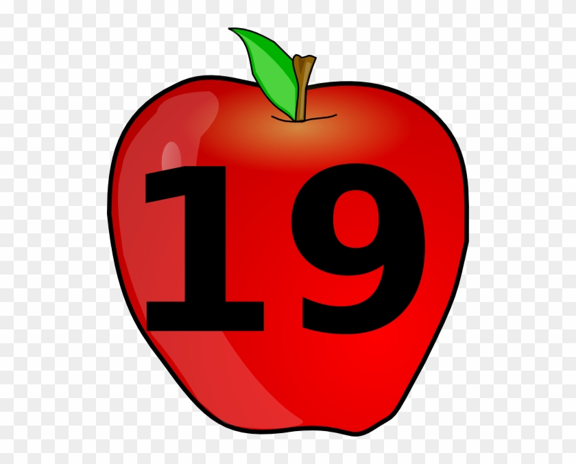 Counting Apple Clip Art At Clker - Twenty Clipart #417146