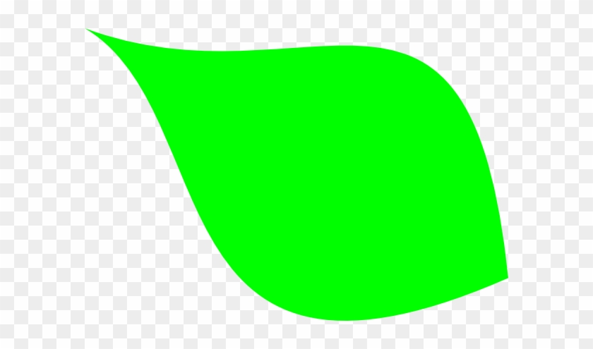 Green Grass Border Clipart - Single Green Leaf Clip Art #417167
