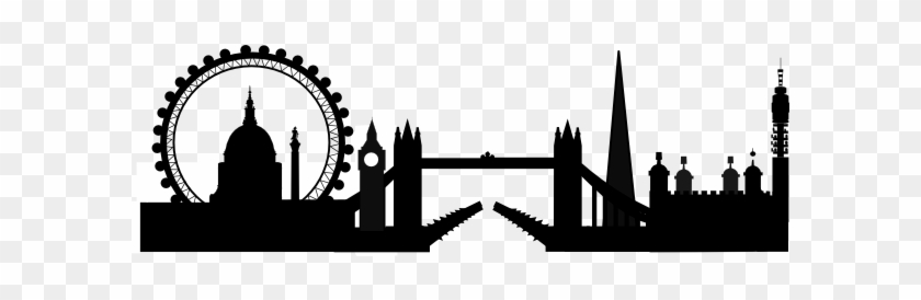 Oltre 1000 Idee Su London Skyline Tattoo Clipart - London Skyline Silhouette Simple #417182