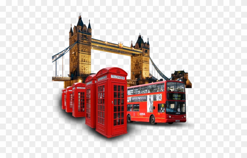 London Bus Clipart Etsy De - Tower Bridge #417199