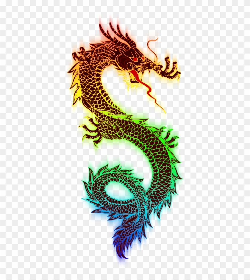 Dragon Clipart, Vector Clip Art Online, Royalty Free - Chinese Rainbow Dragon #417311