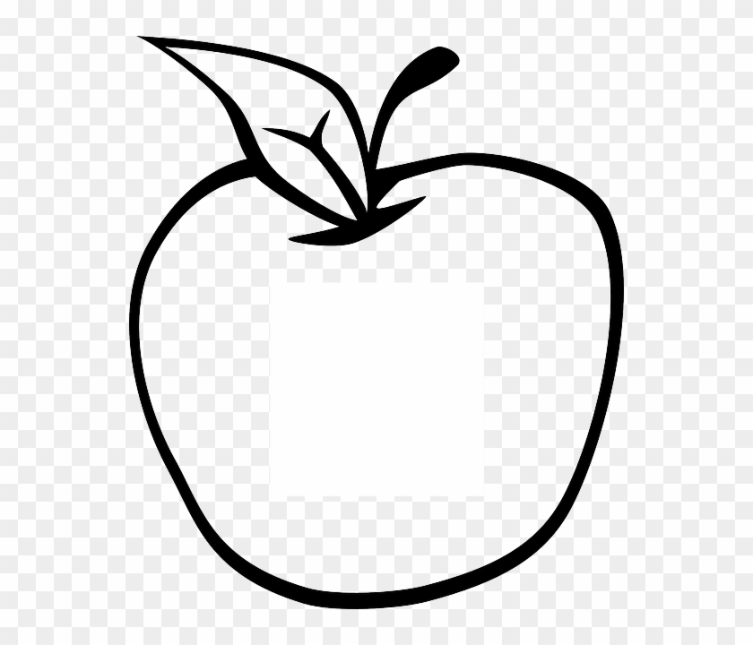 Free Vector Graphic - Apple Black And White #417374