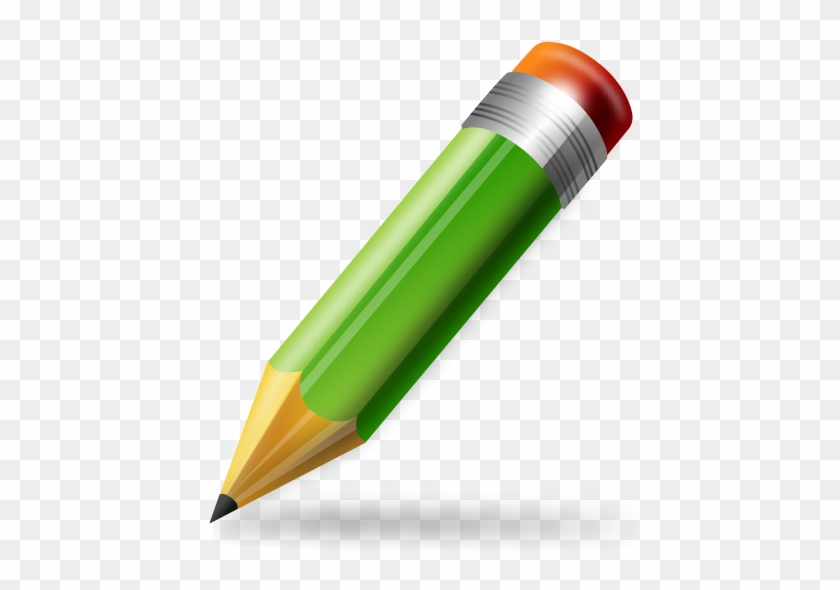 Pencil Icon - Green Pencil Png #417414