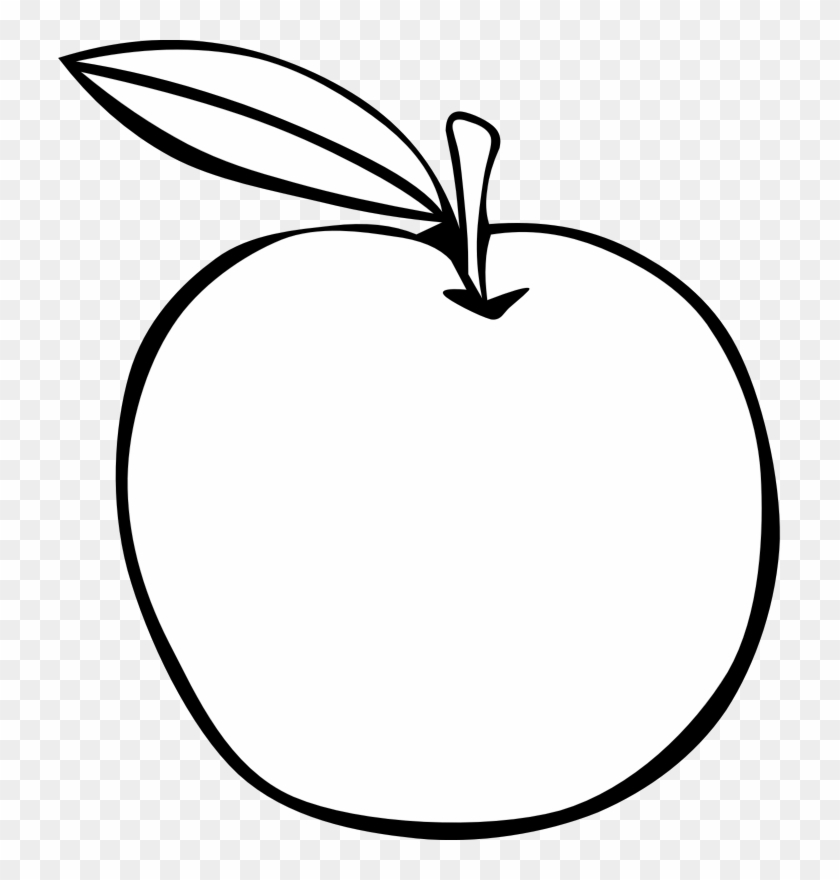 Medium Image - Fruit Black And White Clipart #417466