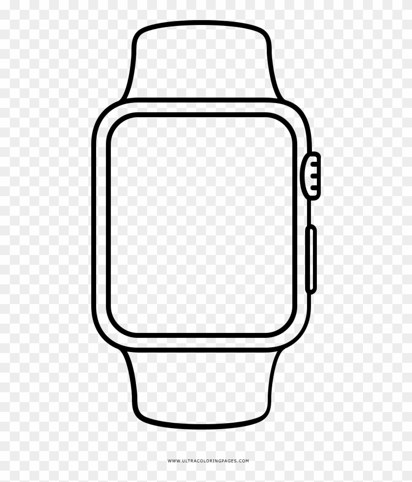 Apple Watch Coloring Page - Watch Coloring Pages #417469