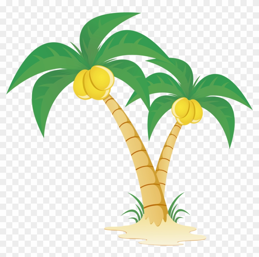 Arecaceae Tree Clip Art Coconut Tree Vector Material - Arecaceae Tree Clip Art Coconut Tree Vector Material #417657