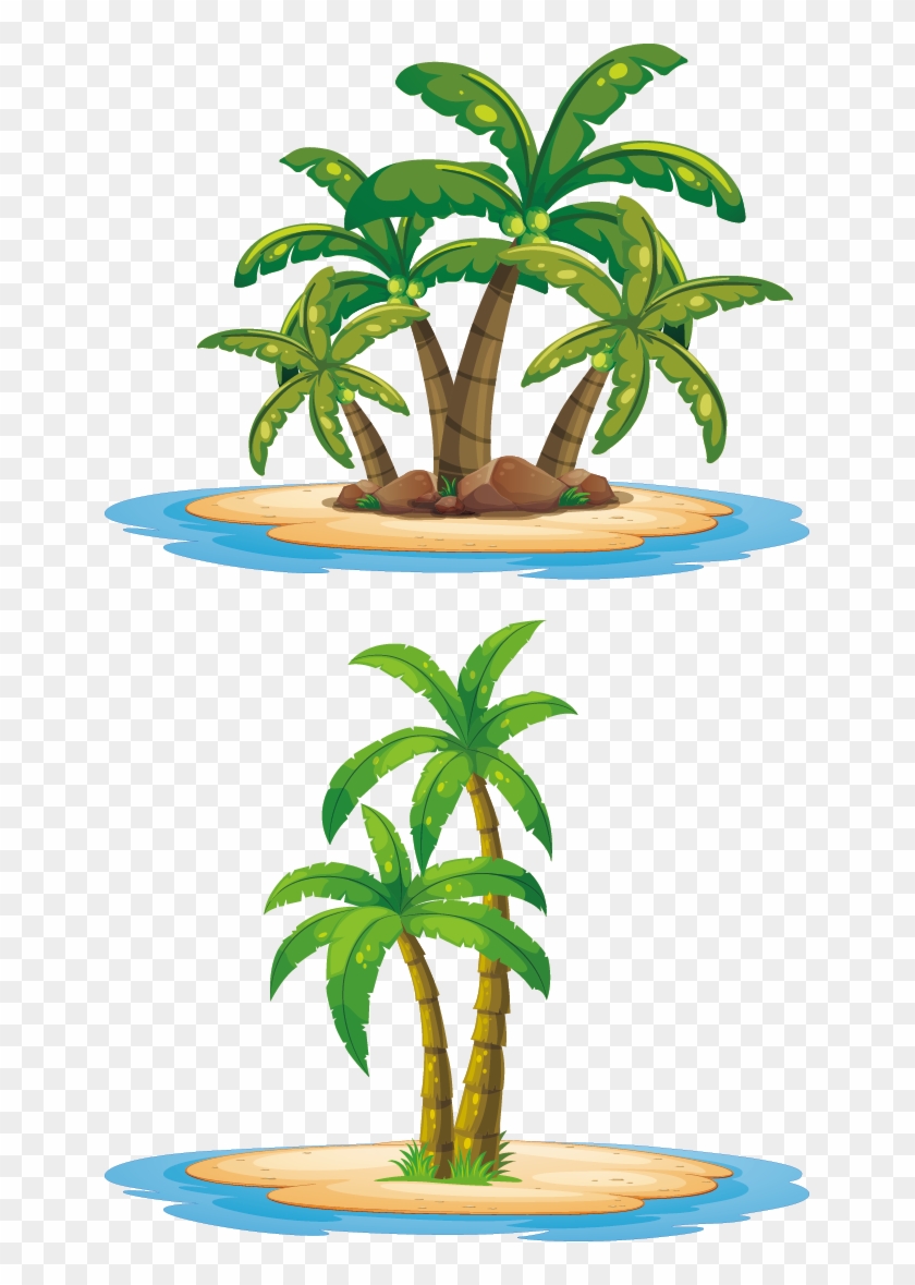 Island Arecaceae Illustration - Island Arecaceae Illustration #417700