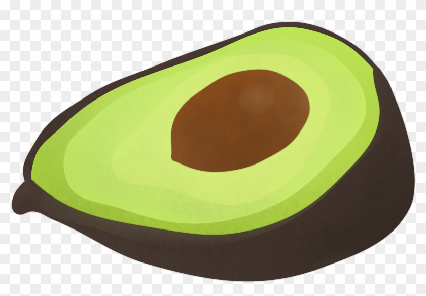 Clipart With Transparent Background Avocado - Clip Art #417708