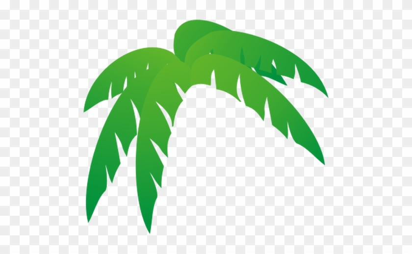 Palmera De Hojas Ilustración Vectorial - Palm Tree Leaves Clip Art #417772