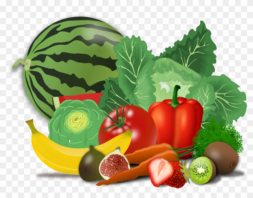 Vegetables Free Vegetable Clipart Pages Of Public Domain - Healthy Food Png #417792