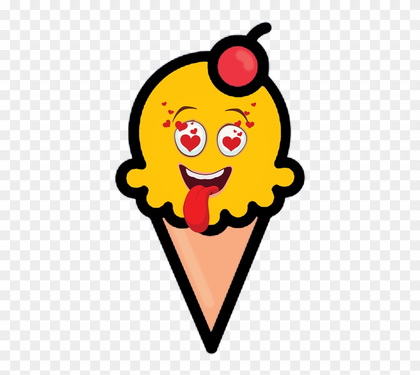 Ice Cream, Waffles, Food, Ice Cream Flavors, Fruit - Animasi Ice Cream Sad #417931