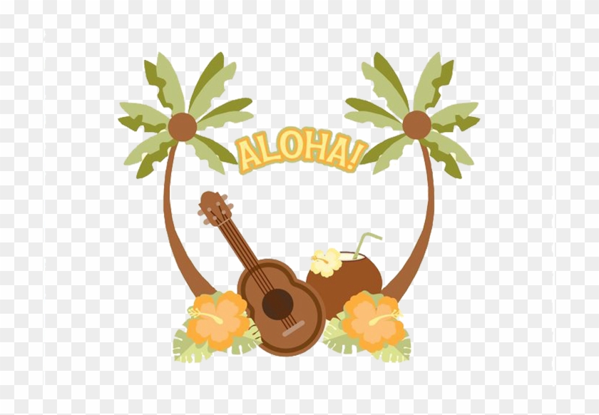 Hawaiian Ukulele Illustration - Hawaiian Vector #417944