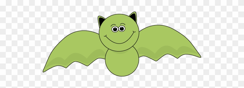Green Halloween Bat - Cute Halloween Bat Clipart #417989