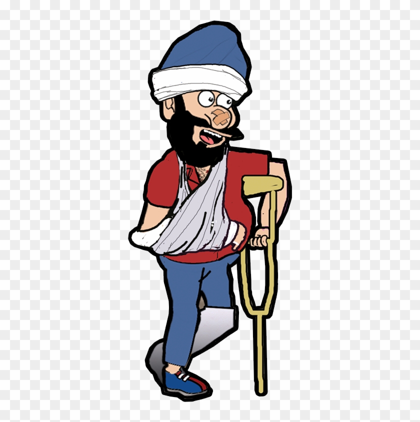 Broken Leg Cartoon Png #418162