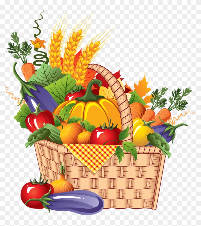 Que Te Como*✿* - Basket Of Vegetables Clipart #418174