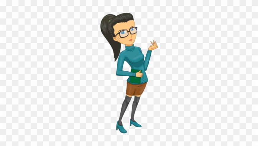 Secretary Mascot - Office Girl Clipart Png #418205