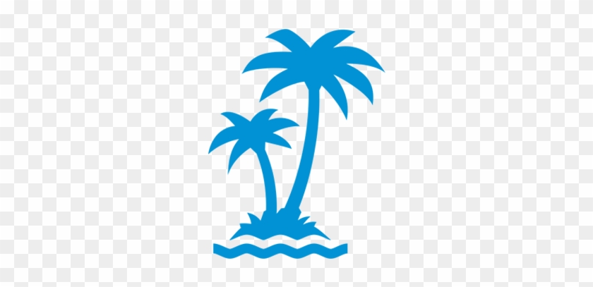 Icon Vacation - Palm Tree Icon Png #418263