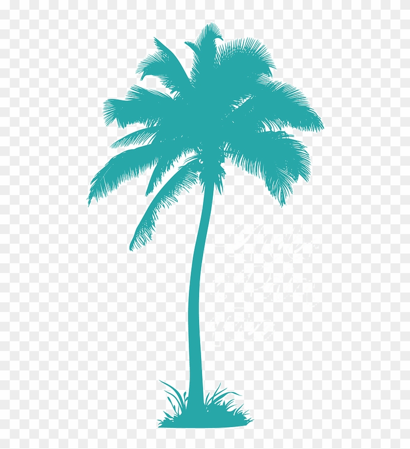 Under A Palm Tree Fashion Travel Photographer - Palm Tree Silhouette #418277
