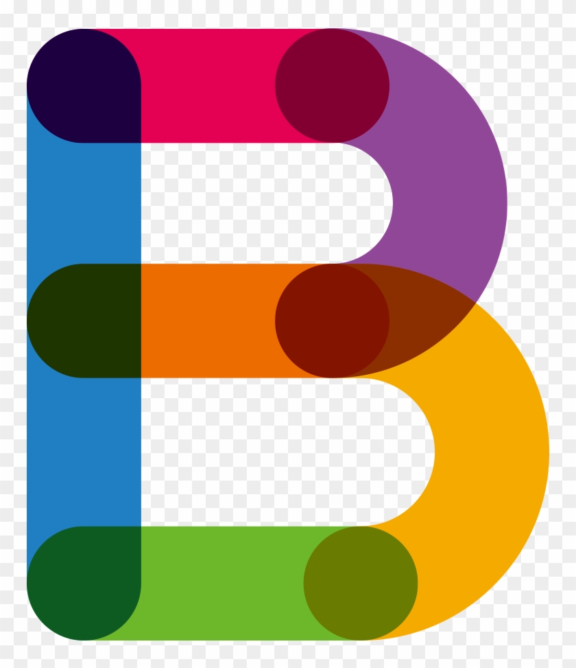 Brazil Letter Clip Art - Letra B De Colores #418386