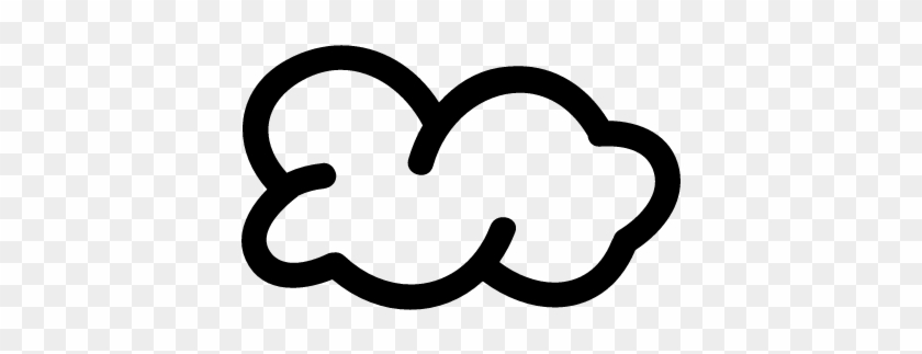 Cloud Hand Drawn Shape Variant Vector - Hand Drawn Cloud Png #418411