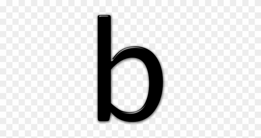 Free Icons Png - Letter B In Black #418499