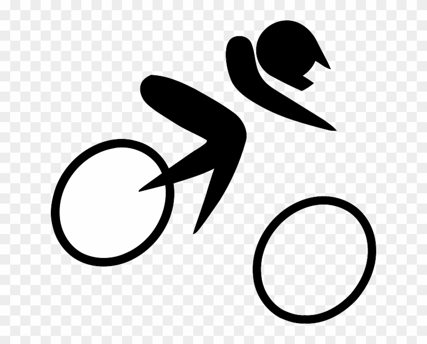 Sport, Cartoon, Symbols, Bike, Cycling, Sports - Bmx Olympic Symbol #418551