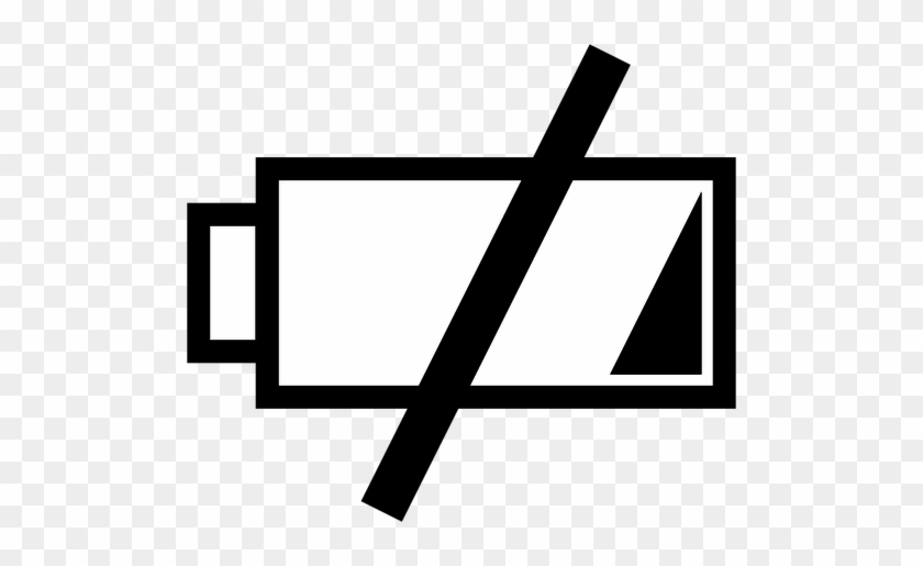 Low Battery Icon Clip Art Public Domain Vectors - Low Battery Icon #418550