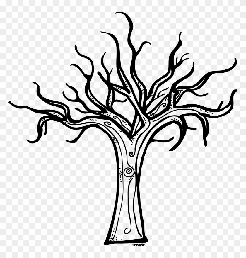 Pin Dead Tree Clip Art - Halloween Tree Colouring Pages #418582