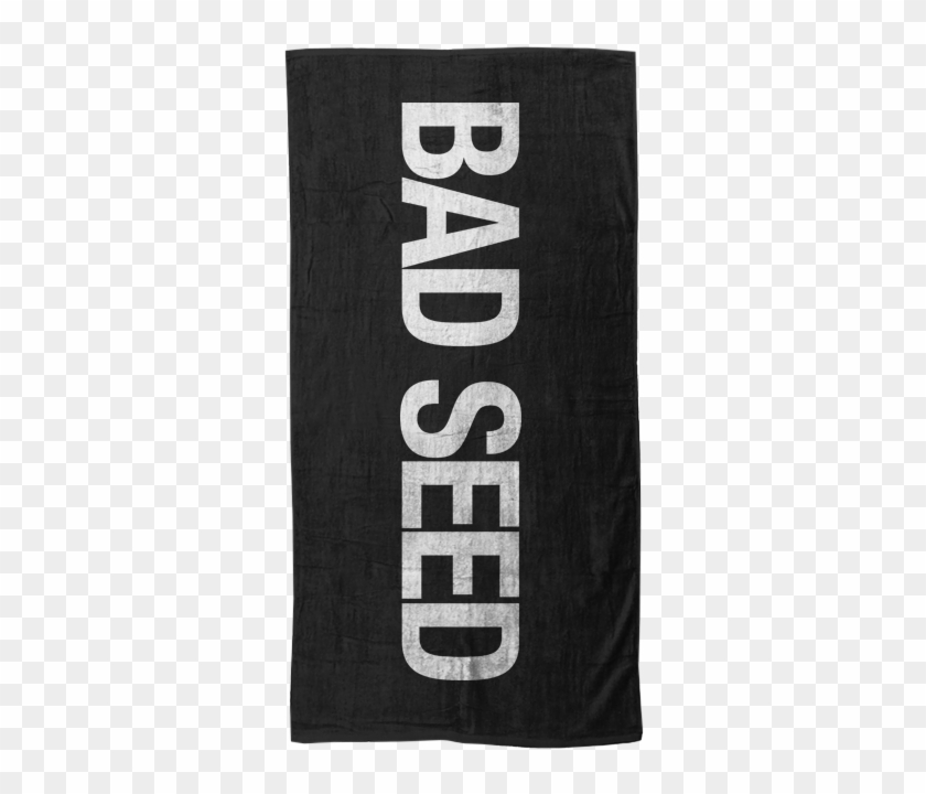 Bad Seed Black Beach Towel - Communication Studies #418658