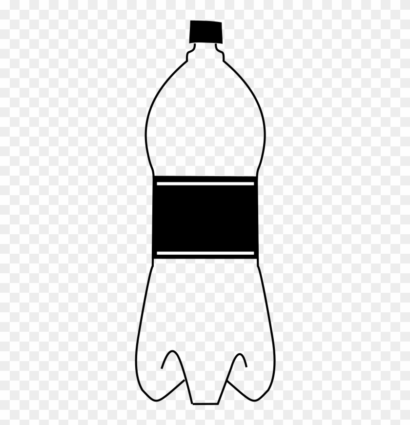 Line Art Bottle Black And White Drawing Clip Art - Water Bottle Clip Art #418672