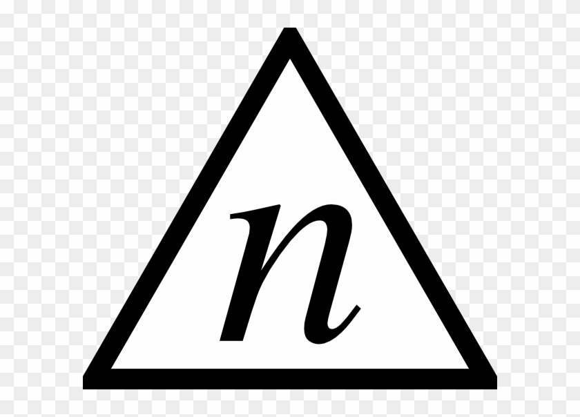 Free Vector Triangle N Clip Art - Triangle N #418718