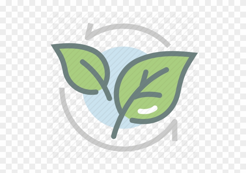Set Of Black And White Vintage Tea Icons With Retro - Green Tea Leaf Icon #418869