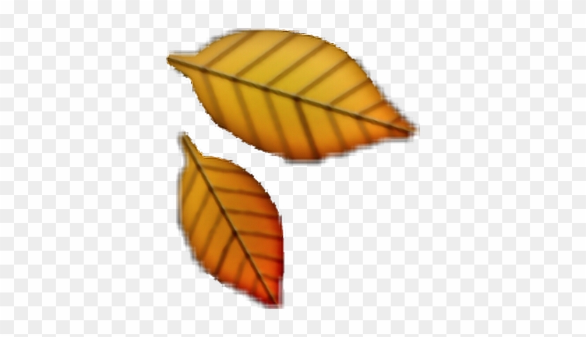 Autumn Leaves Clipart Emoji - Folha Caída - Emoji Lenço #418922