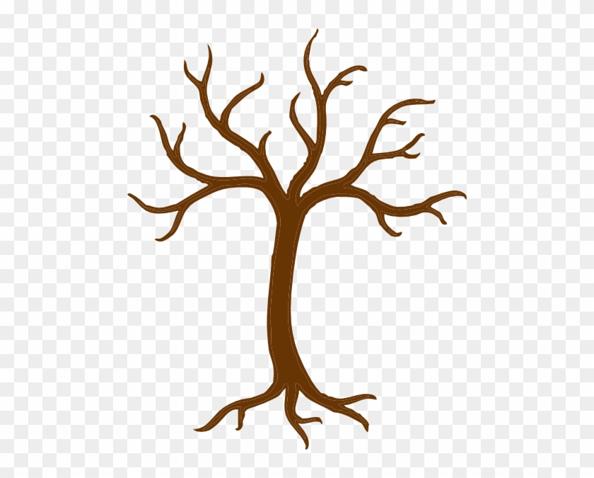 Clipart - Tree - With - Branches - Tree Trunk Clipart #418932