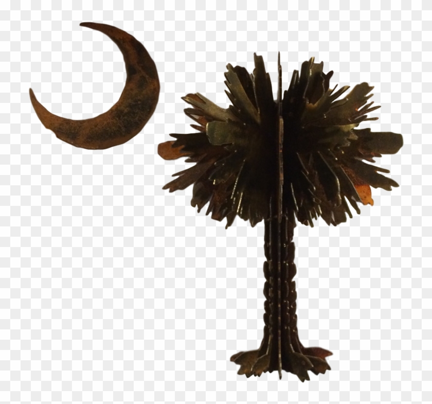 3d Palmetto Tree And Crescent - 3d Palmetto Tree And Crescent #418939