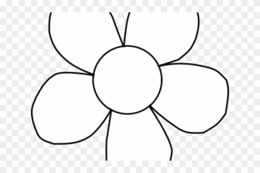 Flower Outline Clipart - Clip Art #419027