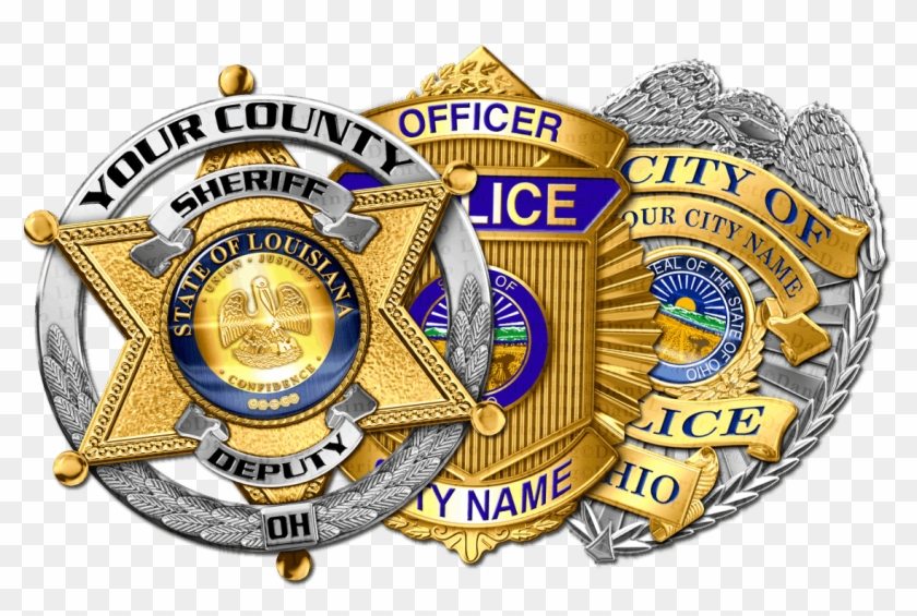 Police Badge Clipart Free Clipart - Police And Sheriff Badges #419148