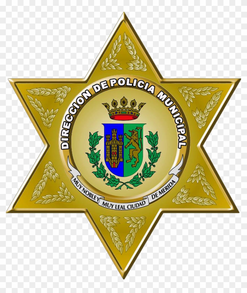 Sheriff Badge 27, Buy Clip Art - Policia De Merida #419165