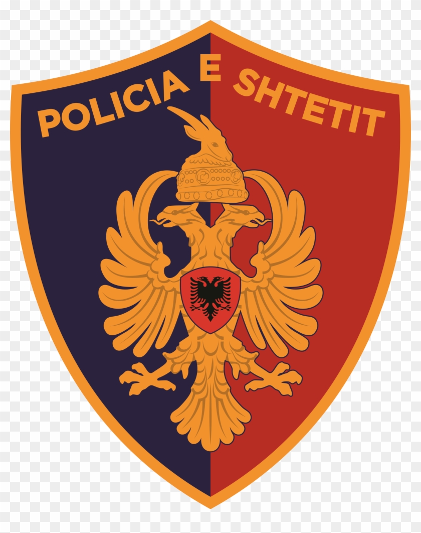 Police Badge Outline 15, Buy Clip Art - Policia E Shtetit Logo #419175