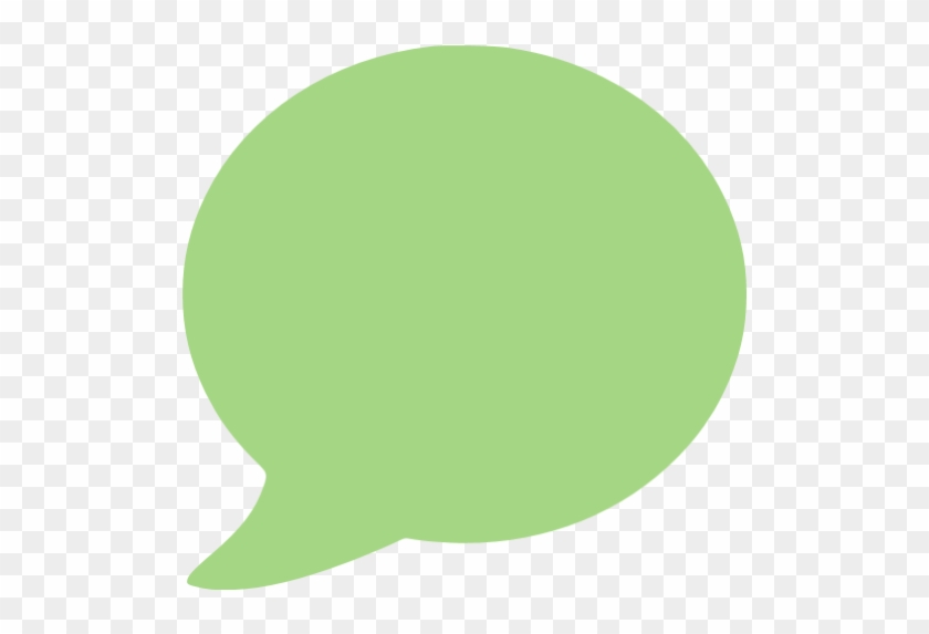 Green Clipart Speech Bubble - Green Speech Bubble Icon #419207