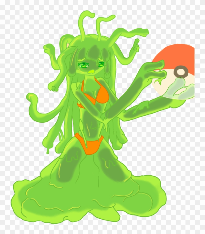 Slime Girl-green Goo By Mrsbone - Comics #419218