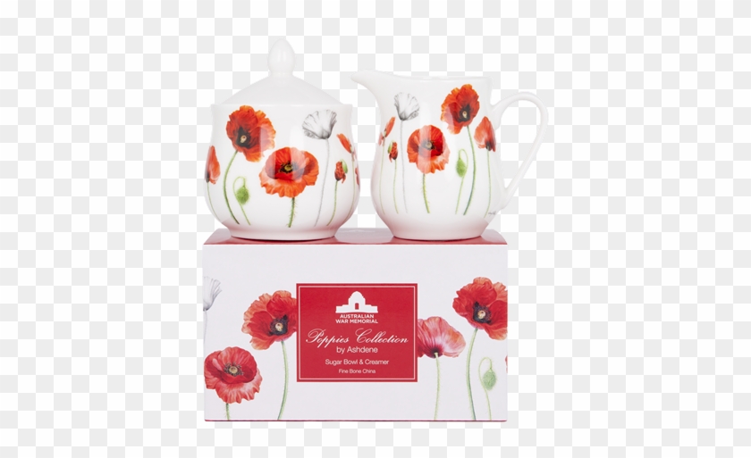 Ashdene Sugar & Creamer Poppies - Poppy Kitchen/tableware Range Teapot #419279